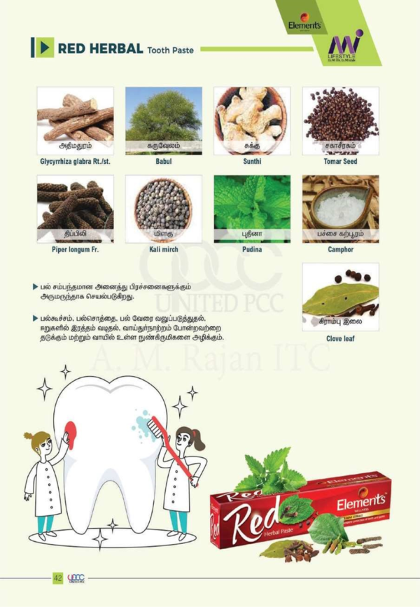 Elements Wellness Red Herbal Paste 150 Gms - Image 2